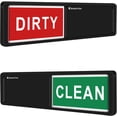 thumbnail image 1 of KitchenTour Clean Dirty Magnet for Dishwasher Upgrade Super Strong Magnet - Easy to Read Non-Scratch Magnetic Silver Indicator Sign with Clear, Bold & Colored Text, 1 of 6