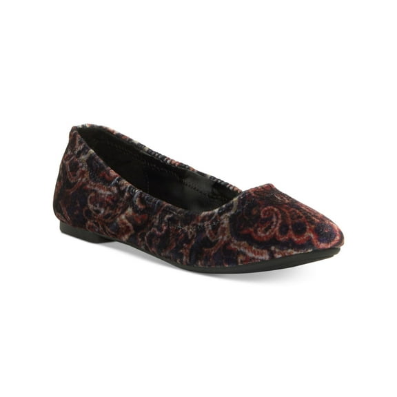 Lucky Brand Womens Emmie Closed Toe Ballet Flats, Black Multi Paisley, 6.5M