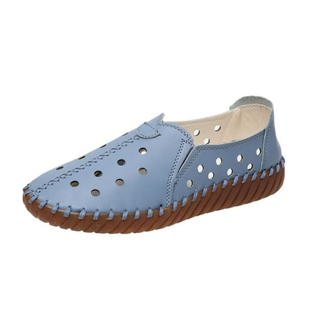 

Wesracia Women Breathable Lace Up Shoes Flats Casual Shoes Unisex Lightweight Work Shoes Sporty Breathable Slip Work Trainers
