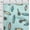 Arctic Blue, variant on oneOone Cotton Jersey Gray Fabric Candy Stick Kids Fabric For Sewing Printed Craft Fabric By The Yard 58 Inch Wide