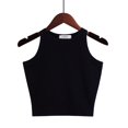 thumbnail image 1 of Moda 2023 nuevas mujeres Sexy algodón Crop Top Crop Bustier Multicolor sin mangas recortadas Blusas chaleco camiseta sin mangas camisola 14 colores Tan Jianjun  unisex, 1 of 2