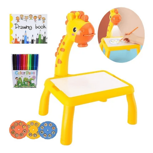 Proyector De Dibujo Para Niños Con Diapositivas Y Pinceles Malubero Malu1461
