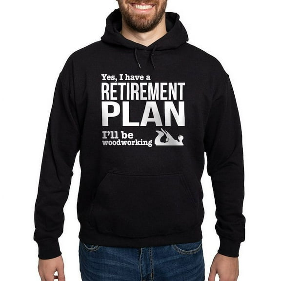 CafePress - Woodworking Retirement Plan Hoodie (Dark) - Pullover Hoodie, Classic, Comfortable Hooded Sweatshirt