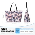 thumbnail image 4 of Disketp Tropics Palm Trees Bolsa de Playa de Gran Capacidad, Bolso Impermeable y a Prueba de Arena para Mujer, Ideal para Playa, Piscina y Natación, 4 of 7