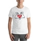 thumbnail image 2 of Fiudx Ofertas Relámpago Hombre Día de San Valentín Tops Camiseta Estampada Blusa Casual de Manga Corta, 2 of 7