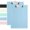 Blue, variant on Bxaolu 8.5" x11" Plastic Clipboards 4-Pack with Hanging Hook – Slim Durable Clip Boards, Standard Letter/A4 Size for Home Office Use, Black