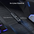 thumbnail image 5 of Mpow Gaming Headset for PS4, 120° Rotatable Noise Cancelling Microphone, 3D Bass Surround Wired Gaming Headset for PC/PS4/PS5/Xbox/Switch, over Ear Gaming Headphones with LED Light, 3.5mm Headphones, 5 of 12