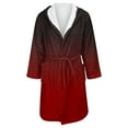 thumbnail image 2 of Gifts for Women Robes for Women Fluffy House Coat Oversized Kimono Women's Sleepwear Spa Womens Bathrobe Wine, 2 of 4