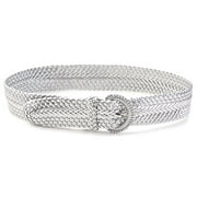 Metallic Braided Belt