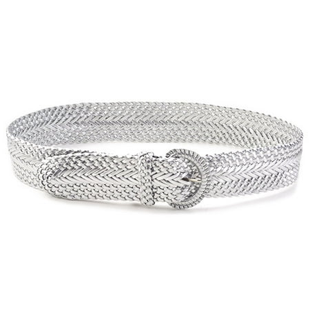 Metallic Braided Belt