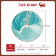 thumbnail image 2 of Sikiie Teal Turquoise 1 Christmas Tree Skirt, Christmas Tree Decorations, Christmas Decor, Tree Mat Decoration(30-48IN)-36", 2 of 6