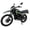 Green, variant on HHH Eagle 250 Motorcycle Gas Dual Sports 250cc Hawk Enduro Street Bike 5 Speed Manual Transmission Electric/Kick Start, Big 21"/18" Wheels, Front & Rear Hydraulic Disc Brakes-(Green)