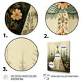 thumbnail image 3 of Designart "Serenity In Nature Beige Native Tipi" Floral Floater Framed Canvas Print, 3 of 7
