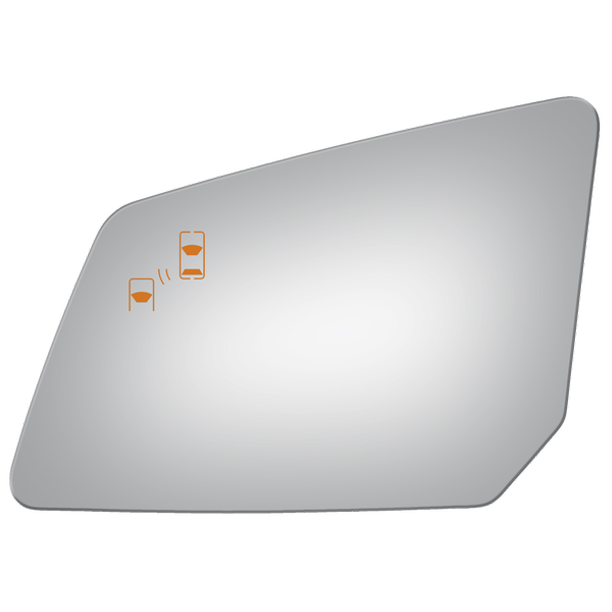 Flat Driver Side Replacement Mirror Glass for 20132017 Chevrolet
