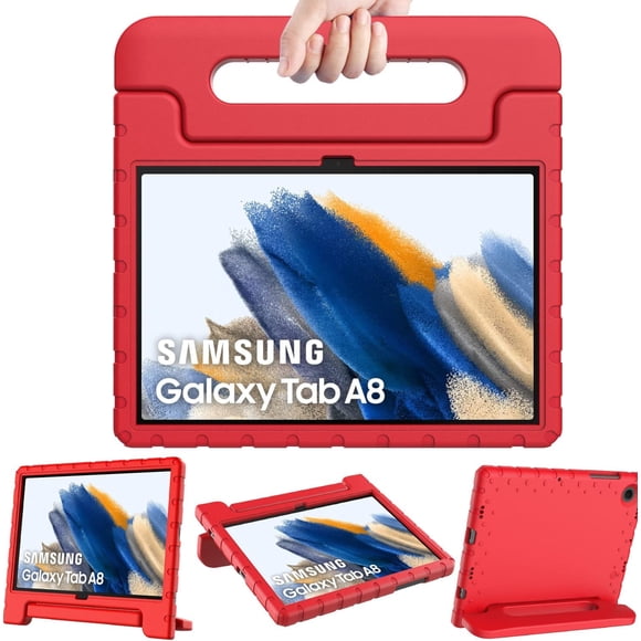 Funda para Galaxy Tab A8 10.5 X200 Agarradera Roja