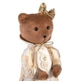 thumbnail image 3 of STP Goods Teddy Bear Christmas Decoration 21.6” (55 cm) Bear Christmas Figurine Holiday Décor Xmas Standing Decoration Xmas Figure Doll Decoration, Gold and White, 3 of 6