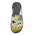 thumbnail image 3 of IAUYY Memory Foam House Slippers Suitable for Both Men and Women. Comfortable, Anti-Slip Plush Flat-Bottomed Slippers The Best Holiday Gift Farm with Tractors, 3 of 9