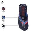 thumbnail image 5 of Ortho Rest Men’s Comfortable Massage Rubber Sole Flip Flops Thong Slip on sandal, 5 of 7