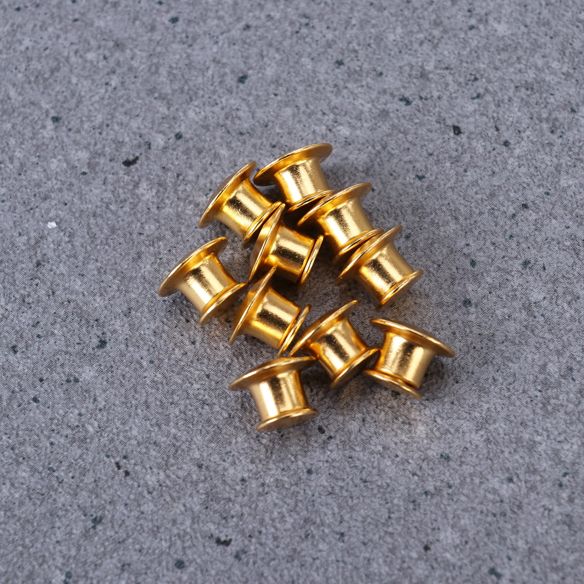 Oro 10pcs ROSENICE Locking Pin Backs Metal Locking Broche Pin Keepers para Mostrar Insignia Libros Sombreros Bolsas 