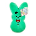 thumbnail image 2 of Stuffed Animal，Peeps Soft Bunny，Peeps 6" Plush Scented Bunny Green with Bowtie, 2 of 5
