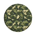 thumbnail image 4 of Spare Tire Cover, Classic Camouflage Green Wheel Cover Tire Covers For Trailers Car Truck Camper Universal Tire Covering Fits Diameter14"-17", 4 of 4