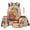 Watermelon Capybara, variant on Jeiento Highland Cow Backpack for Girls 10-12 with Lunchbox, Water Bottle Holder, Pencil Case & Keychain Set of 5 Lightweight 17 Inch Bookbag for Elementary Middle School 3rd-6th Grade