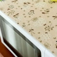 thumbnail image 4 of Microwave Oven Cover Dustproof, Cotton Microwave Oven Cover Dust Oil Proof Protection with Side Storage Pockets(Gray Dandelion), 4 of 8