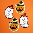 thumbnail image 3 of 50pcs Lollipop Paper Cards Helloween Packaging Decoration Cards DIY Ghost Pattern Message Cards, 3 of 5