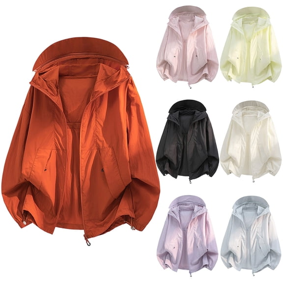Lightweight Sun Protection Hooded Shirts for Men Casual Outdoor Breathable Jackets for Running Hiking Fishing Yellow XL(XL)