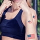 thumbnail image 5 of 116pcs Bandera Mundial Pegatinas Tatuajes Temporales Transferencia Patriótica Cara Calcomanías, 5 of 6