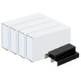 thumbnail image 1 of Unique Bargains Staples for Stapler, 4 Pack(1000Pcs Staples Per Pack) #10 Mini 3/16 Inch Length Staples Jam Free Black, 1 of 7