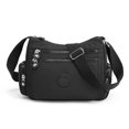 thumbnail image 1 of Women's Crossbody Bag, Waterproof Nail Crossbody Bag, Adjustable Strap Messenger Bag, Multiple Pockets #4 Black-c, 1 of 5