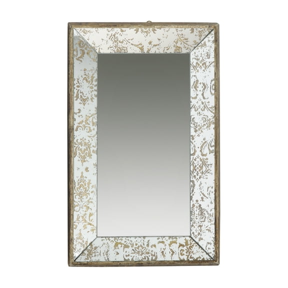 Dorthea Rectangular Hanging Mirror - Gold - Medium