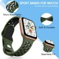 thumbnail image 2 of Correa de reloj Alove Silicone Sport para Apple Watch 49-46-45-44-42 mm, 2 of 9
