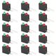 thumbnail image 4 of 100Pcs LED Plastic Holder DualHole Black Square 90 Degree Curved Base with Red Green Light 3mm, 4 of 4