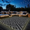 thumbnail image 1 of Outdoor Rug x Reversible Mats Outdoor Area Rug Plastic Straw Rug Geometric Rv Mat for Patio Camping Rv Picnic Backyard Deck Balcony Porch Beach Trailer ( ), 1 of 6