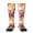2 Black-2, variant on Knee High Socks for Women Music Note Piano Pattern Long Tube Sock Uniform Socks