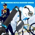 thumbnail image 2 of Aluminum Bike Mirror, Adjustable Rearview Handlebar End Mirror, 360Â° Rotatable, Lightweight Durable ABS , for Mountain and Road Bikes, 2 of 8
