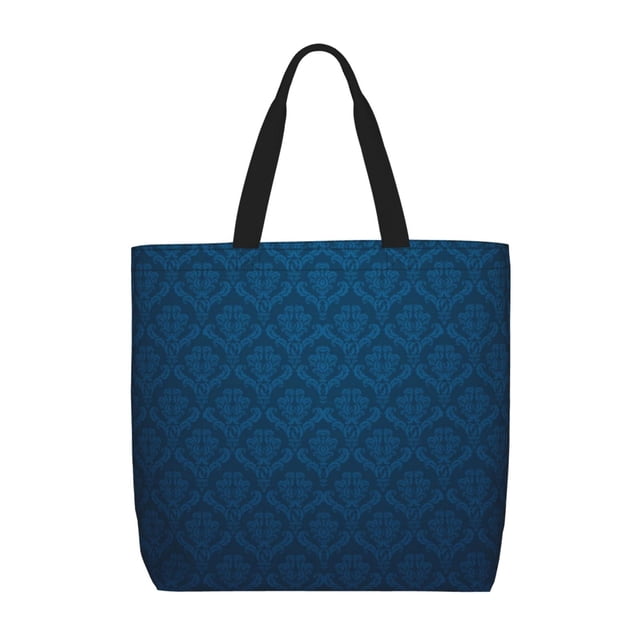 Balery Dark Blue Bolsa de Mano para Mujeres con Cremallera, Bolsa de Gimnasio con Compartimentos, Bolsa para Laptop, Bolsa para Trabajo