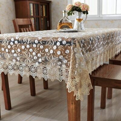 

AYZM Tablecloth Dining Table Cover Lace Tv Cabinet Shoe Dust Cover