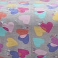 thumbnail image 5 of Cobertor Ligero Matrimonial  Elefantito Wish Color Gris Corazones Suave Térmica, 5 of 5
