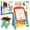 Blue, variant on Huge Wave Toddlers Double Sided Magnetic Chalkboard and Whiteboard Art Easel, Pink