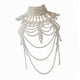 thumbnail image 2 of Collar De Borlas De Cadena De Cuerpo En Capas Clásico Hermoso Para Dama Hugo  Cadena del cuerpo, 2 of 10
