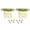 Gold, variant on 2pcs Antique Kitchen Cabinet Hinges Closing Door Hinges Overlay Flush Mount Simple Installation for Kitchen Overlay
