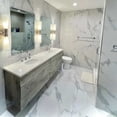 thumbnail image 5 of The Tile Life Adonis Pure 24" x 48" White Satin Porcelain Floor and Wall Tile, Case (2 Tiles), 5 of 13