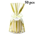 thumbnail image 1 of Coofit 50 Pcs Sac en Cellophane Doré Polyvalent Sac à Friandises en Cellophane Sac en Cellophane, 1 of 9