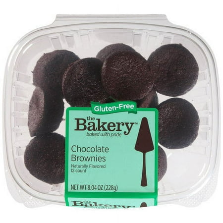 The Bakery at Walmart Gluten-Free Chocolate Brownies, 8.04 oz, 12 Count