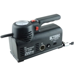 Inflator 120V AC/12V DC, 200 PSI (Best 120v Portable Air Compressor)