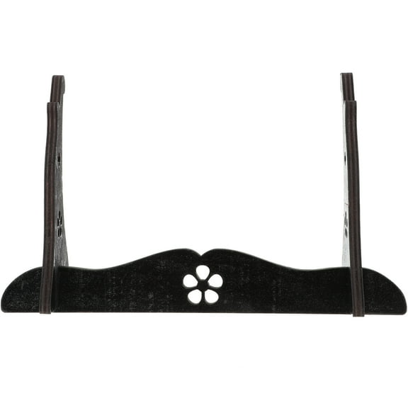 FONDOTIN Sword Holder Rack Wooden Brown For Home Decoration 1Pcs 11Inch