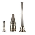 thumbnail image 3 of Dura Faucet Designer Pedestal Goose Neck RV Kitchen Faucet w/Spray- Brushed Satin Nickel, 3 of 6